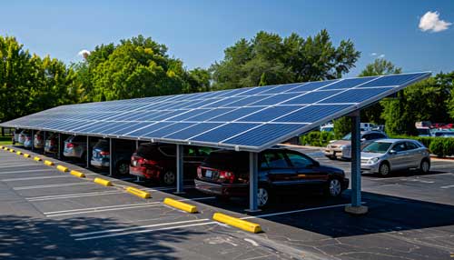 Solarcarport in Neukirchen